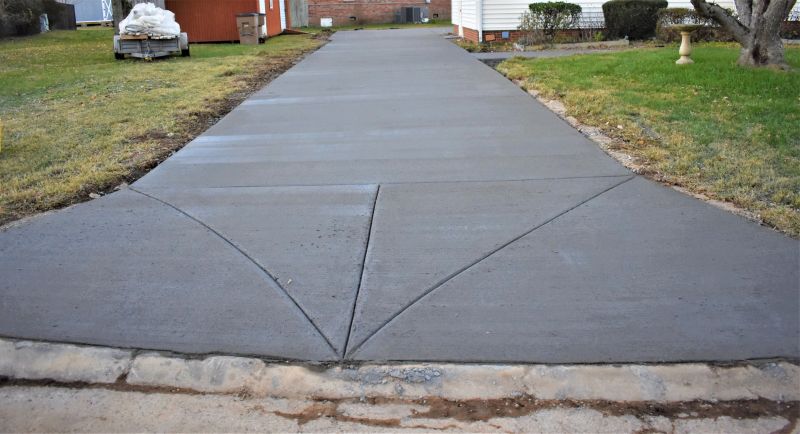 Commercial Driveway Finish