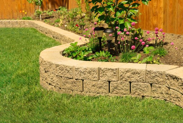 Flower Bed Border Install